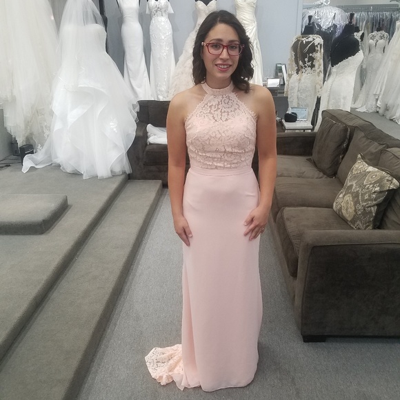 Gorgeous Christina Wu dress in blush - Picture 4 of 5